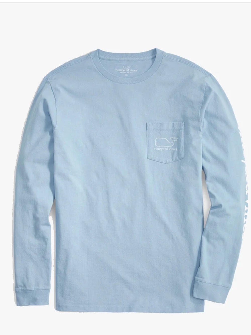 Men’s Vineyard Vines Whale Long Sleeve Pocket Tee